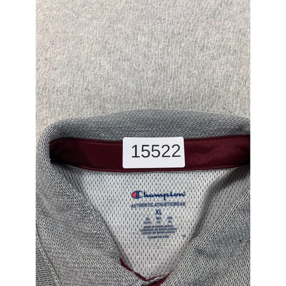 Texas A&M Aggies Champion Short Sleeve Polo Shirt (Men's XL) Gray - Picture 5 of 11
